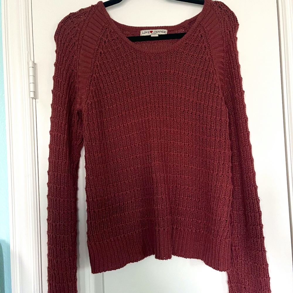 Charlotte Russe | Mauve Knit Sweater